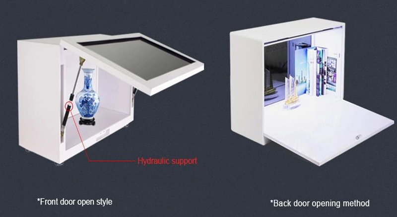 شاشة LCD شفافة تعمل باللمس لعرض شاشة LCD للإعلان لعرض الشاشة مربع الإعلان