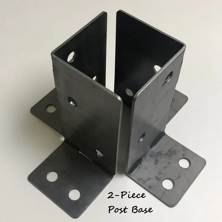 Channel Base Fittings Metal Sheet Plates Brackets Electrogalvanized 8 Hole Double Corner Channel Wing Fitting for Building Channels