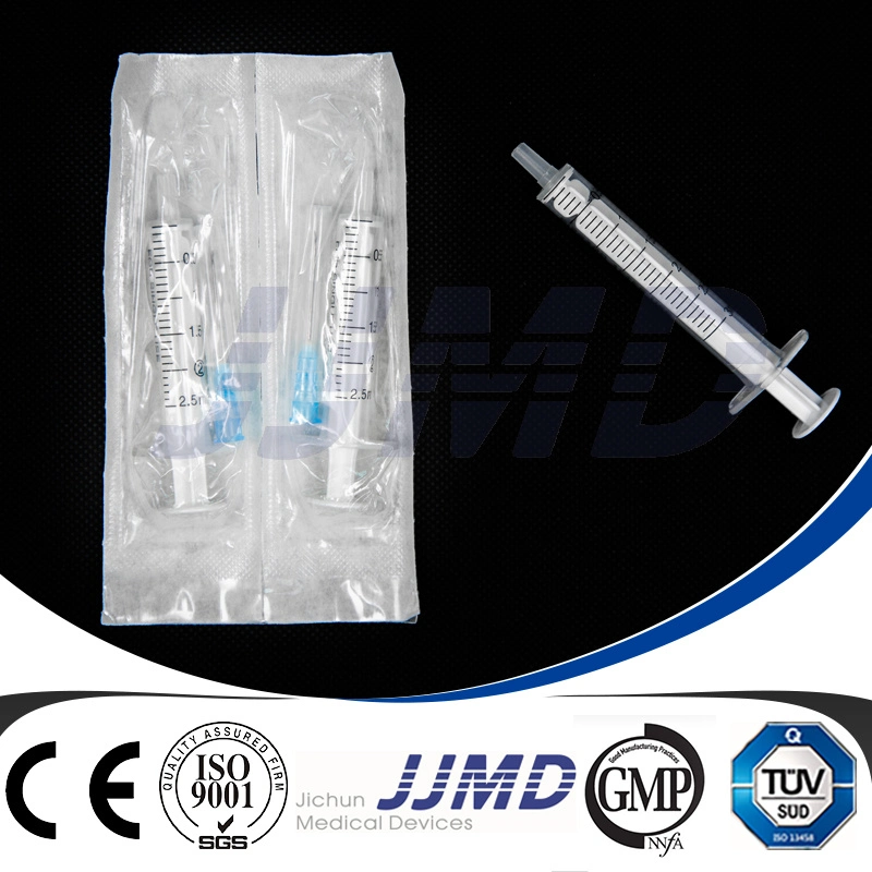 3 Parts Luer Slip Concentric Disposable Hospital Supply Syringe