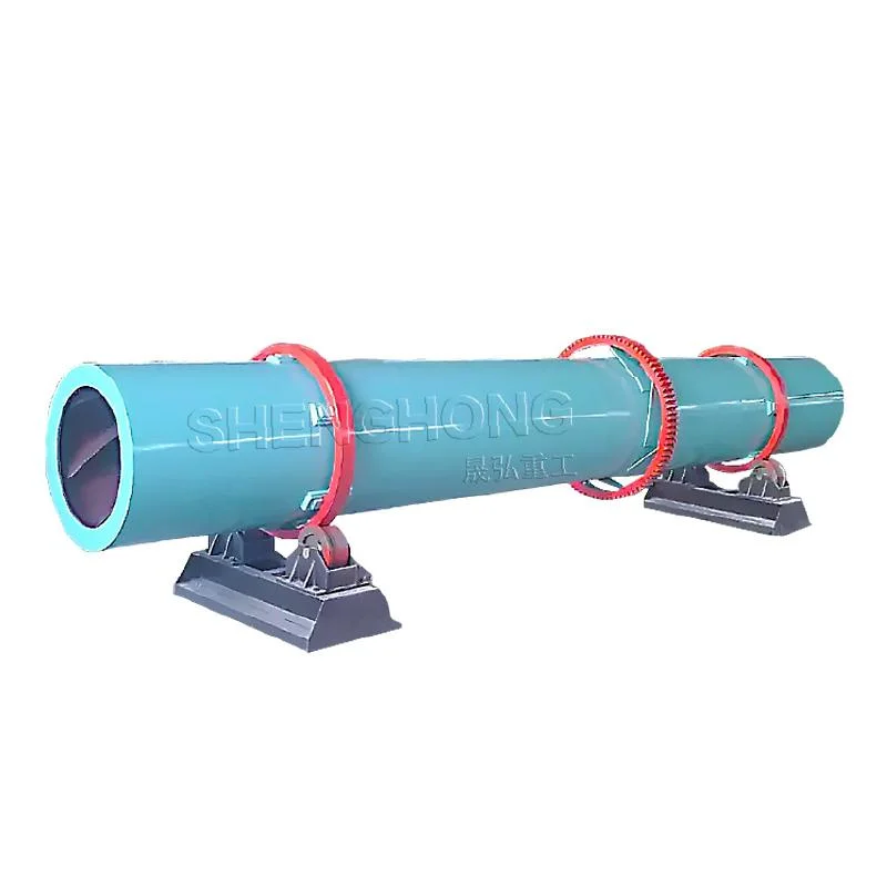 High Output Organic Fertilizer Bio-Mass Rotary Drum Dryer to Reduce Moisture