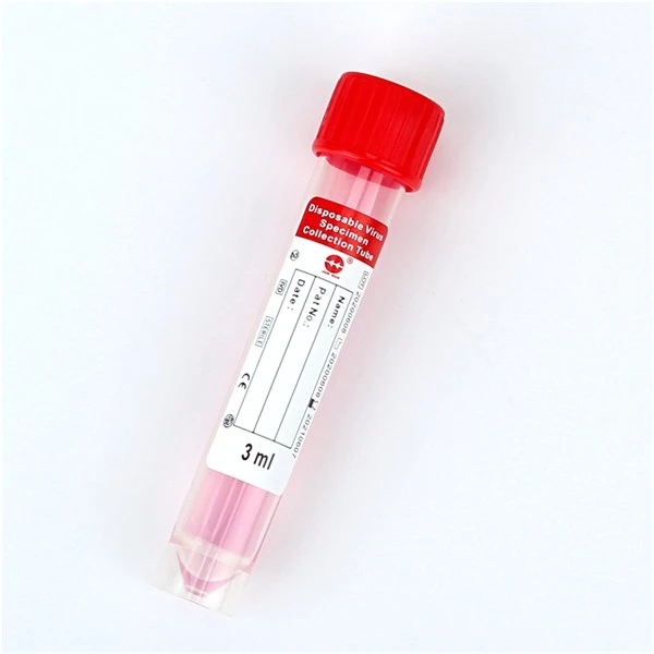 Medical Supply Disposable Transportaiton Virus Specimen Collection Vtm Tube with Nasal Swab and Oral Swab