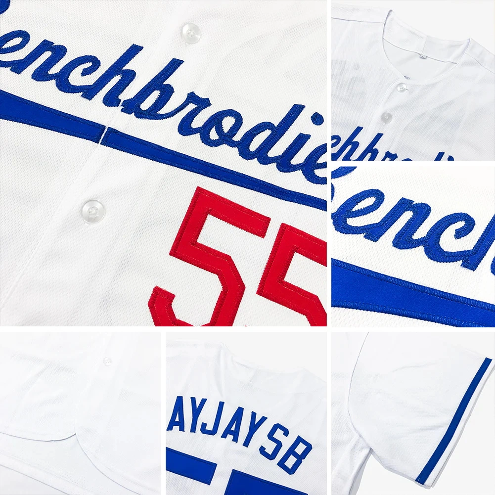 Custom logo bordados Baseball uniforme estilo camisa Atacado baratos branco Camisola de basebol Sportswear