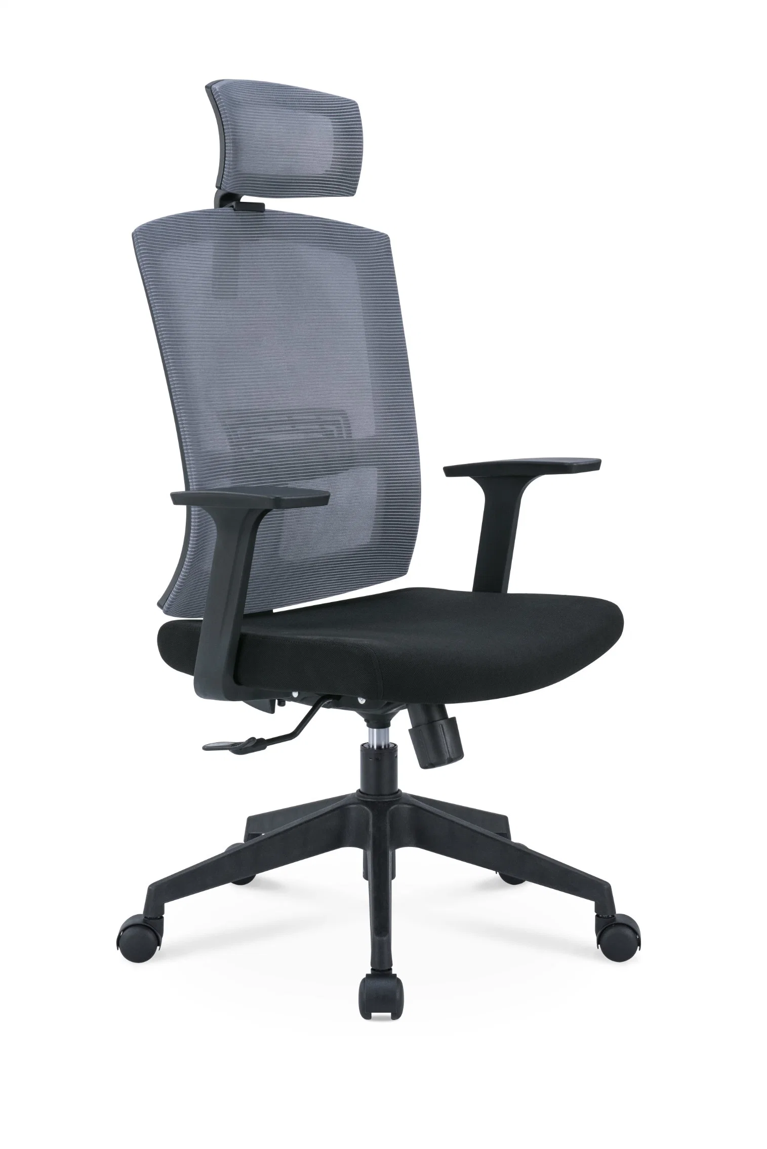 High Back Wheel Swivel Staff Boss Executive Modern Fabric Office Stuhl