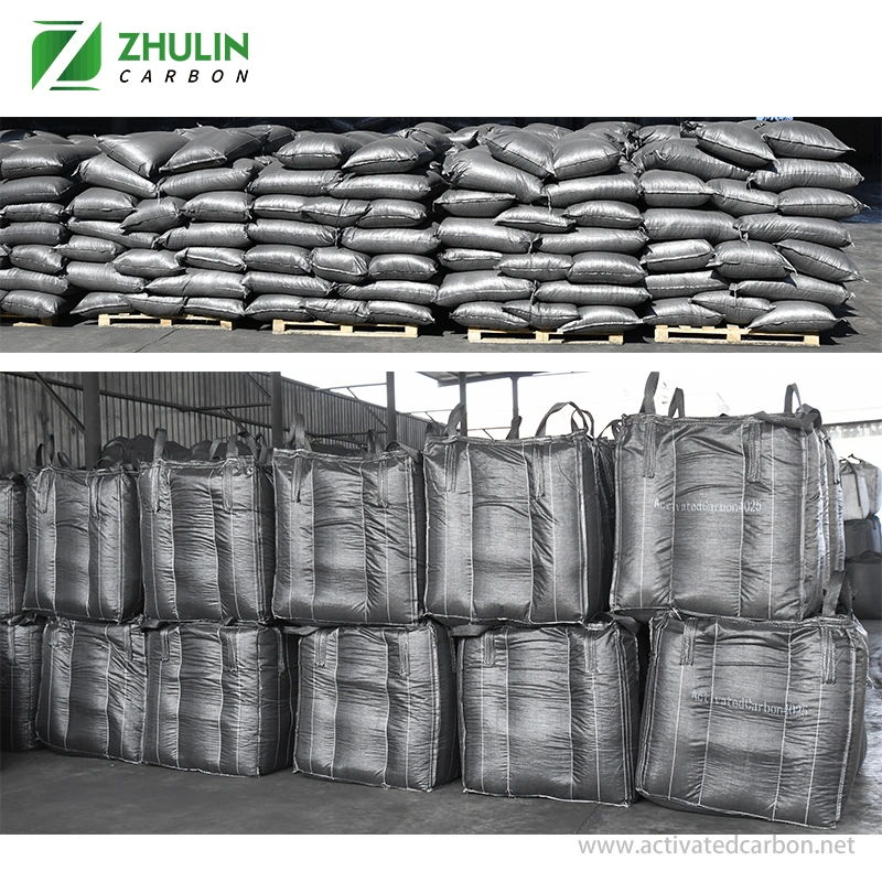 Factory Price High Iodine Value 6X12mesh Coconut Shell Activated Charcoal for Gold Mining