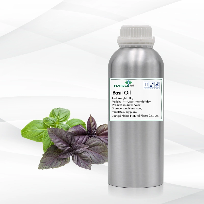 Private Label Free Sample Wholesale/Supplier Bulk 100% Pure Natural Basil Essential Oil