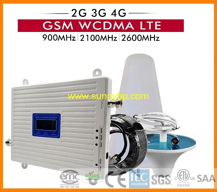 Sunnybp Solar 2g 3G GSM 900 3G 4G FDD LTE 2600 Repeater