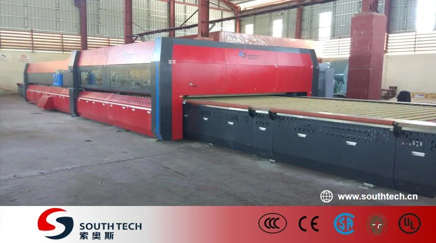 Southtech New Generation Glass Tempering Machinery with Intelligent Compressor Convection System for Sale