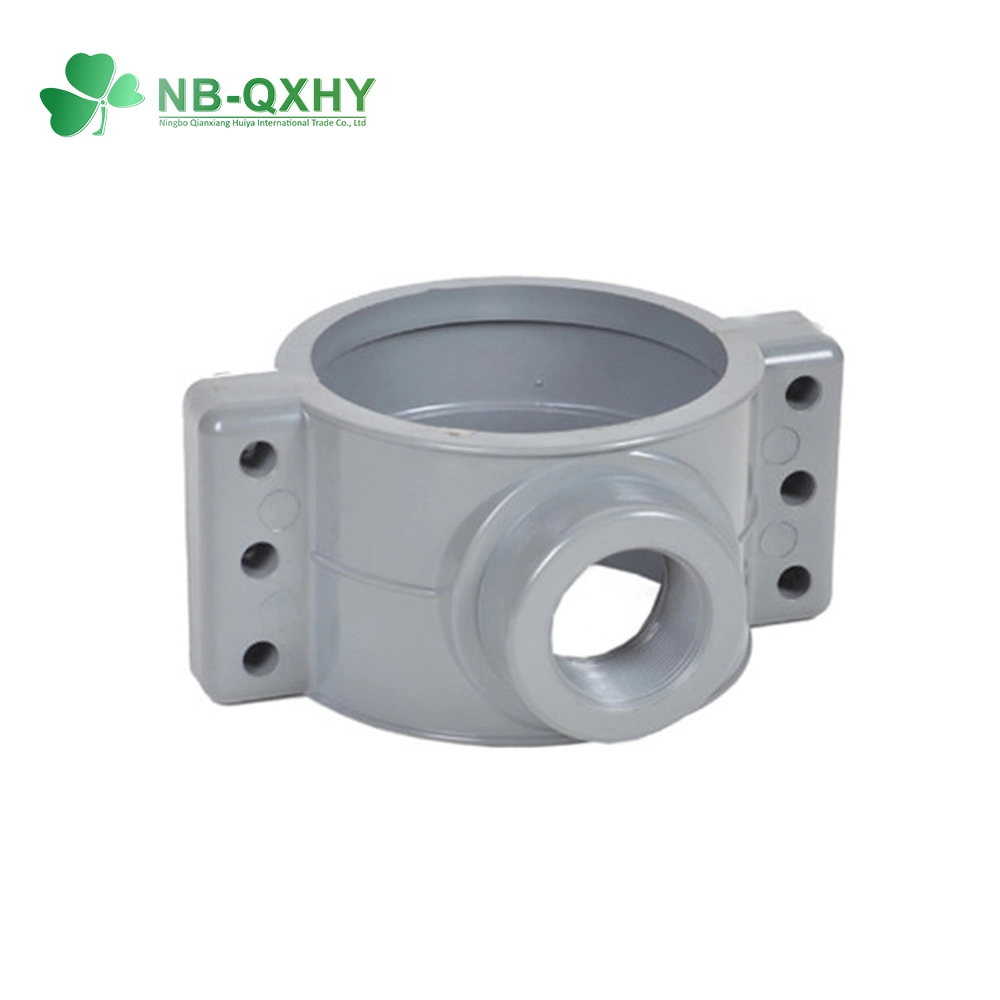 Plastic PP PE HDPE Galvanized Stainless Steel Pn16 Clamp Saddle for Water Pipe