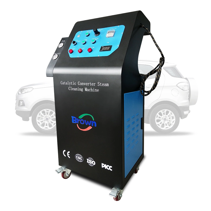 Nettoyeur de système catalytique à vapeur haute pression pour l'équipement de nettoyage de catalyseur de garage pour machine de nettoyage de filtre SCR/DPF et machine de nettoyage d'injecteur de carburant.