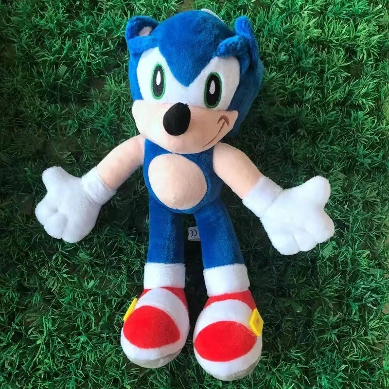 Novo Cartoon Sonic the Hedgehog Plush Toys Doll anime Kawaii Presente de Natal de aniversário de milhas Prower Plush Toy Shadow Doll para criança