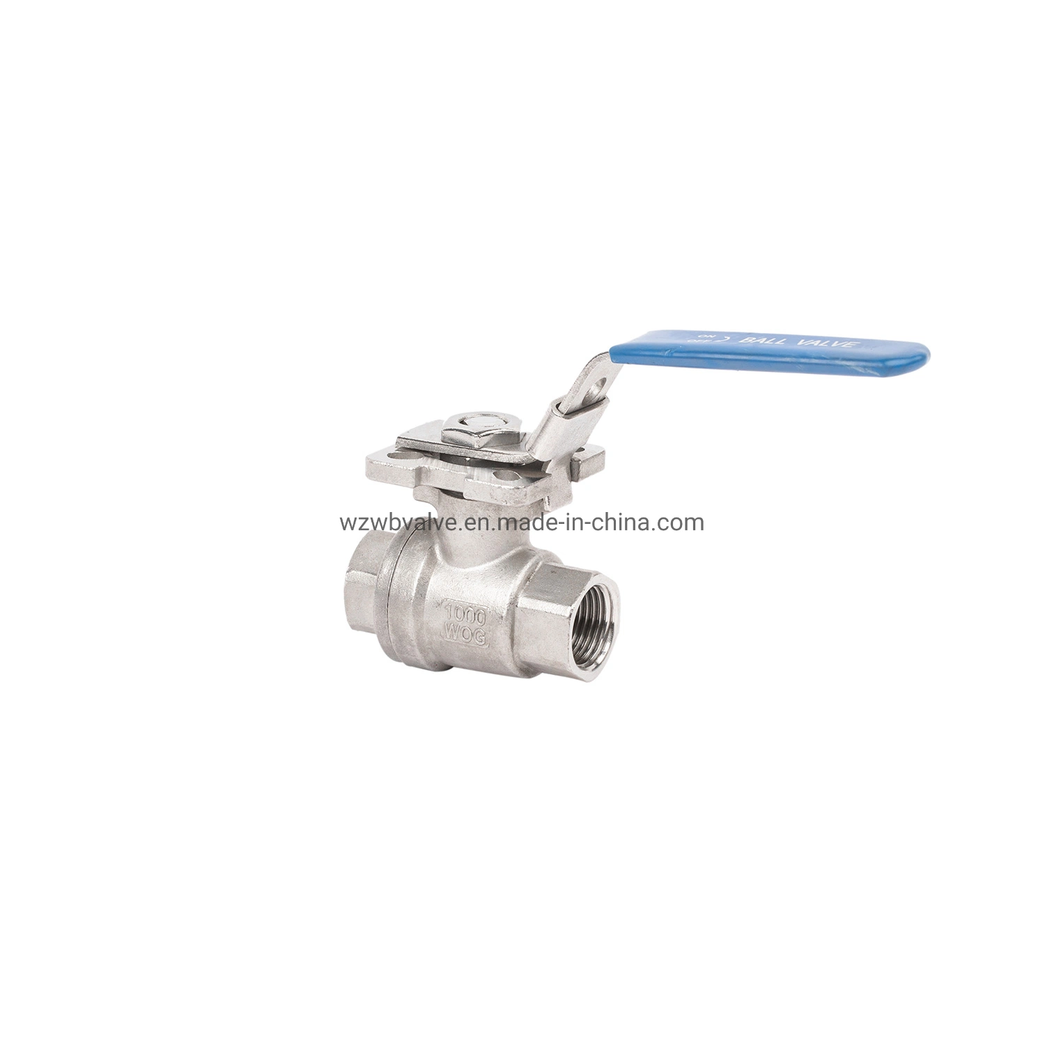 ISO 2PC Casting Stainless Steel High Platform Ball Valve