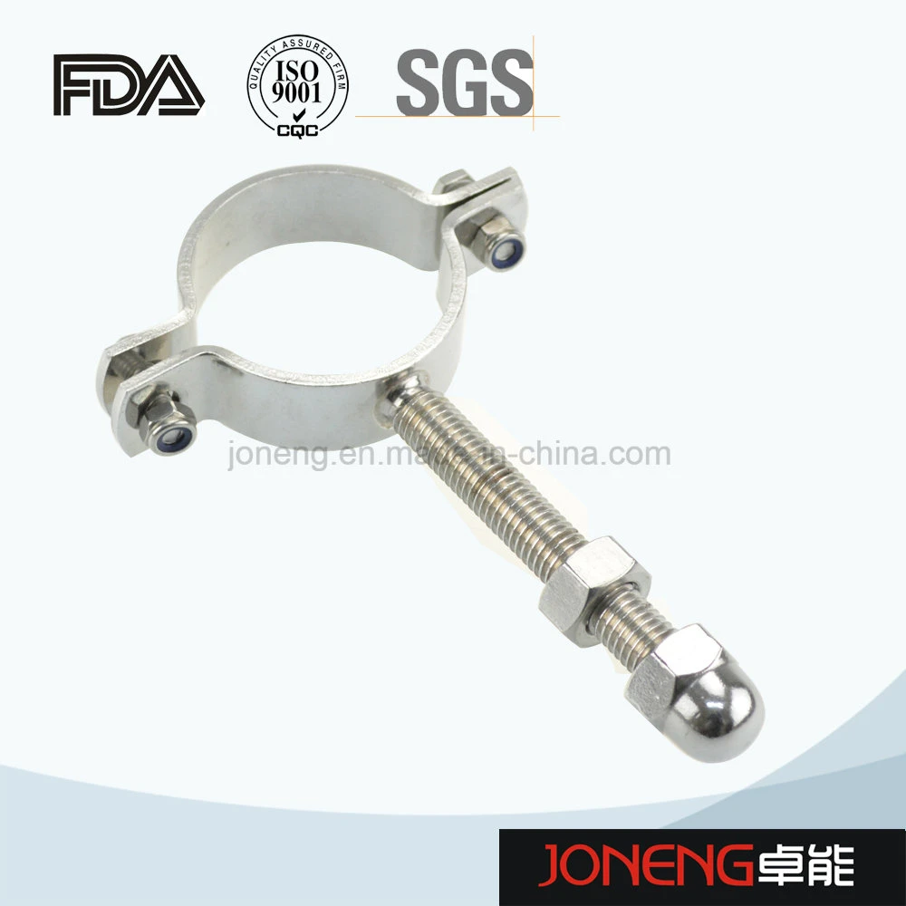 Stainless Steel Sanitary Split Ring Adjustable Round Pipe Hanger for Food Processing