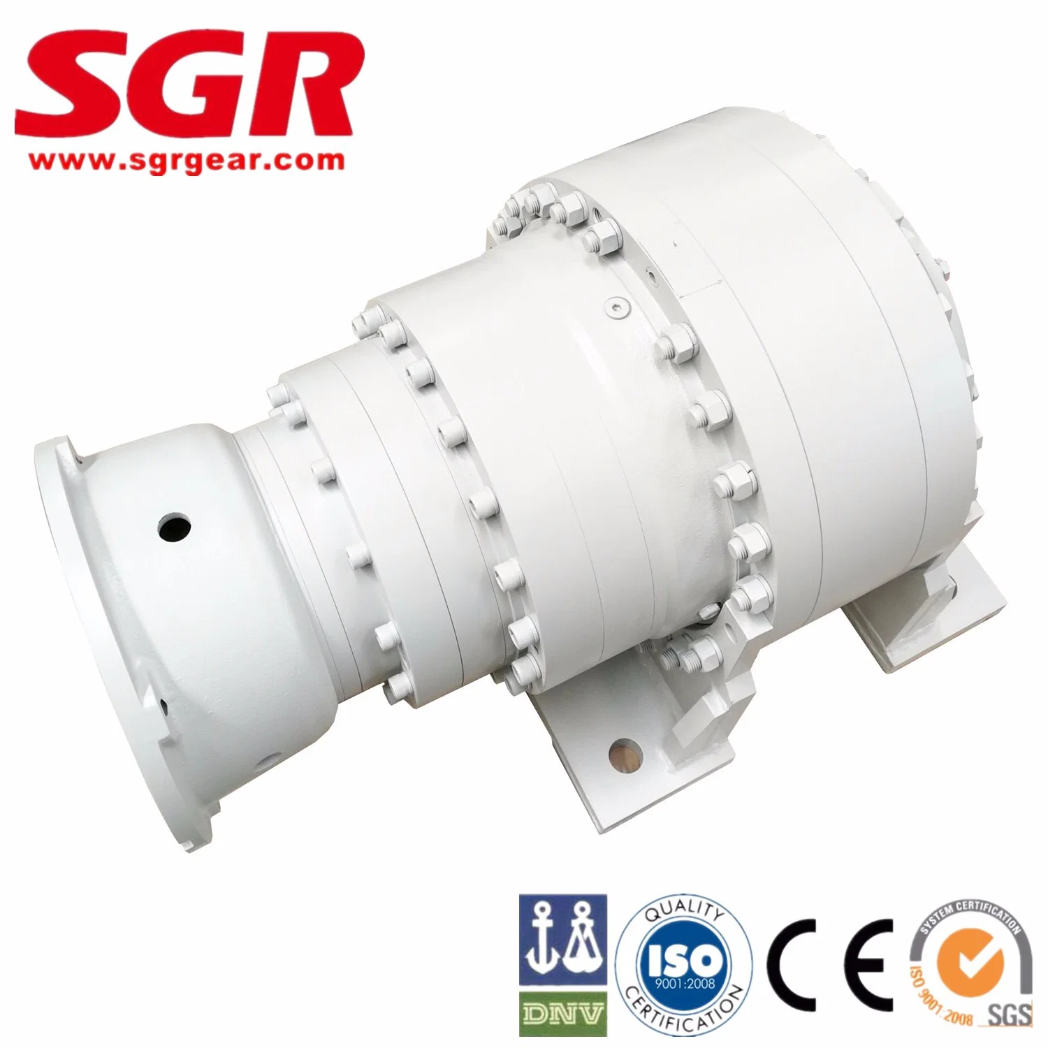 High Efficiency Big Torque Sgr Internal Splined Shaft Planetary Gear Speed Reducer, Gearmotor, Gearboxes with Foot