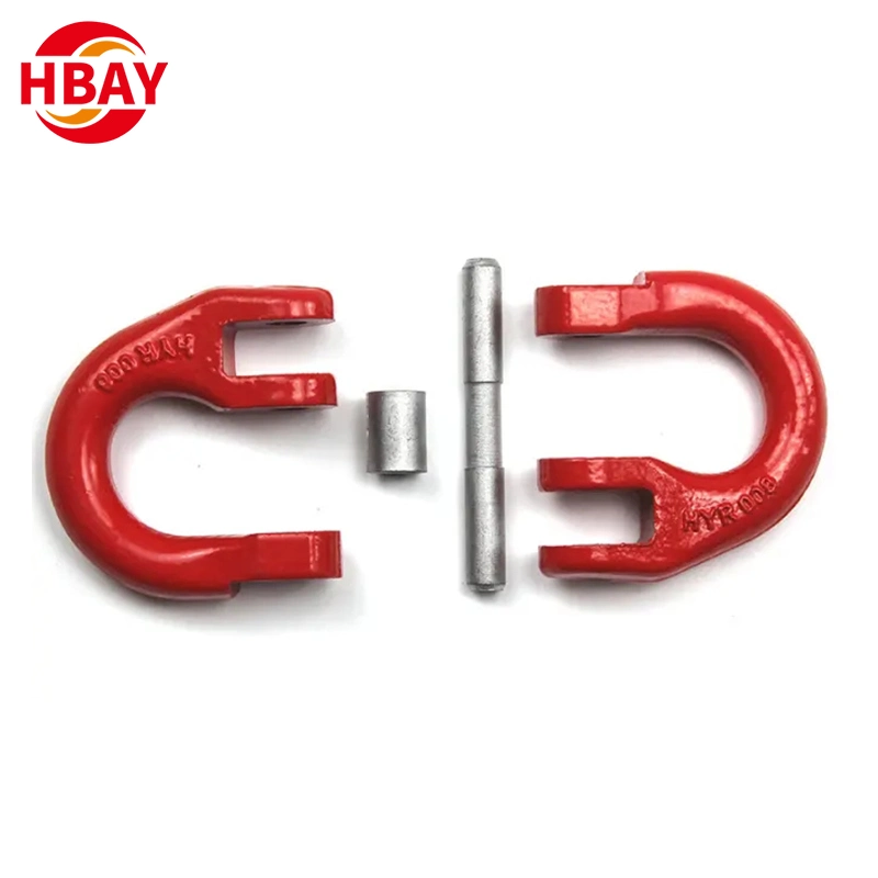 Forged G80 Double Link Butterfly Shackle Chain Double-Ring Connecting Link