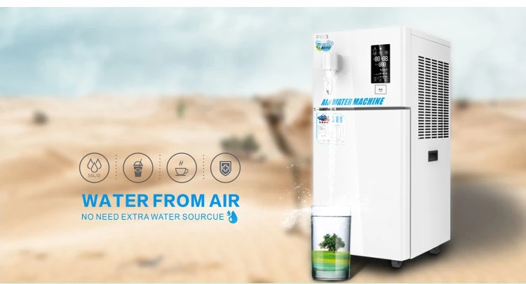 El 25% - 85% de humedad el aire el agua de filtración de agua RO máquina con agua fría y caliente dispersantes para el hogar Aparato de Cocina