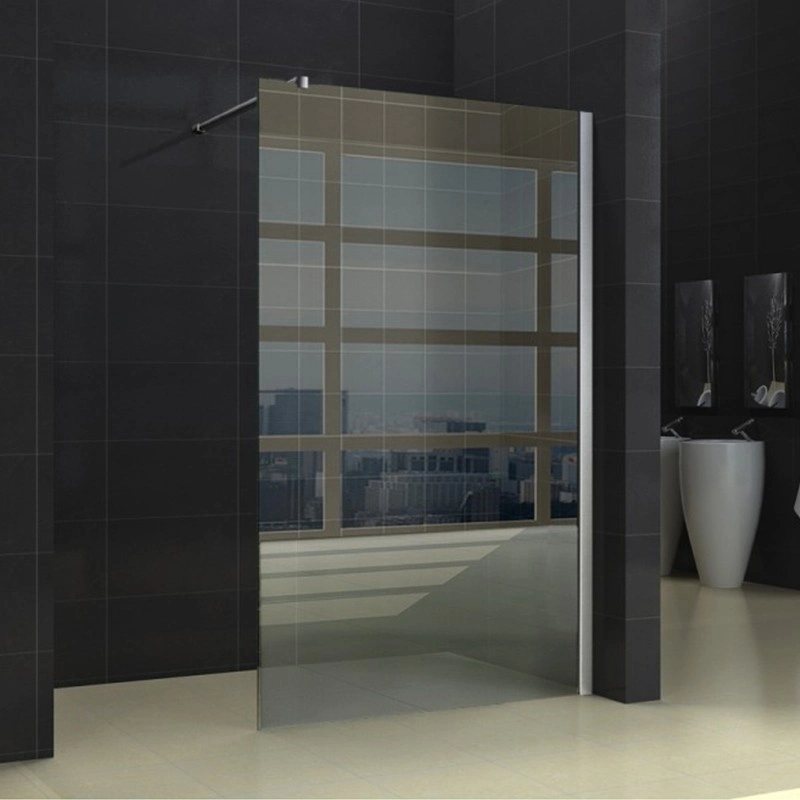 Wholesale/Supplier Bathroom 8mm Glas Black Walk in Shower Screen Designs Easy Clean