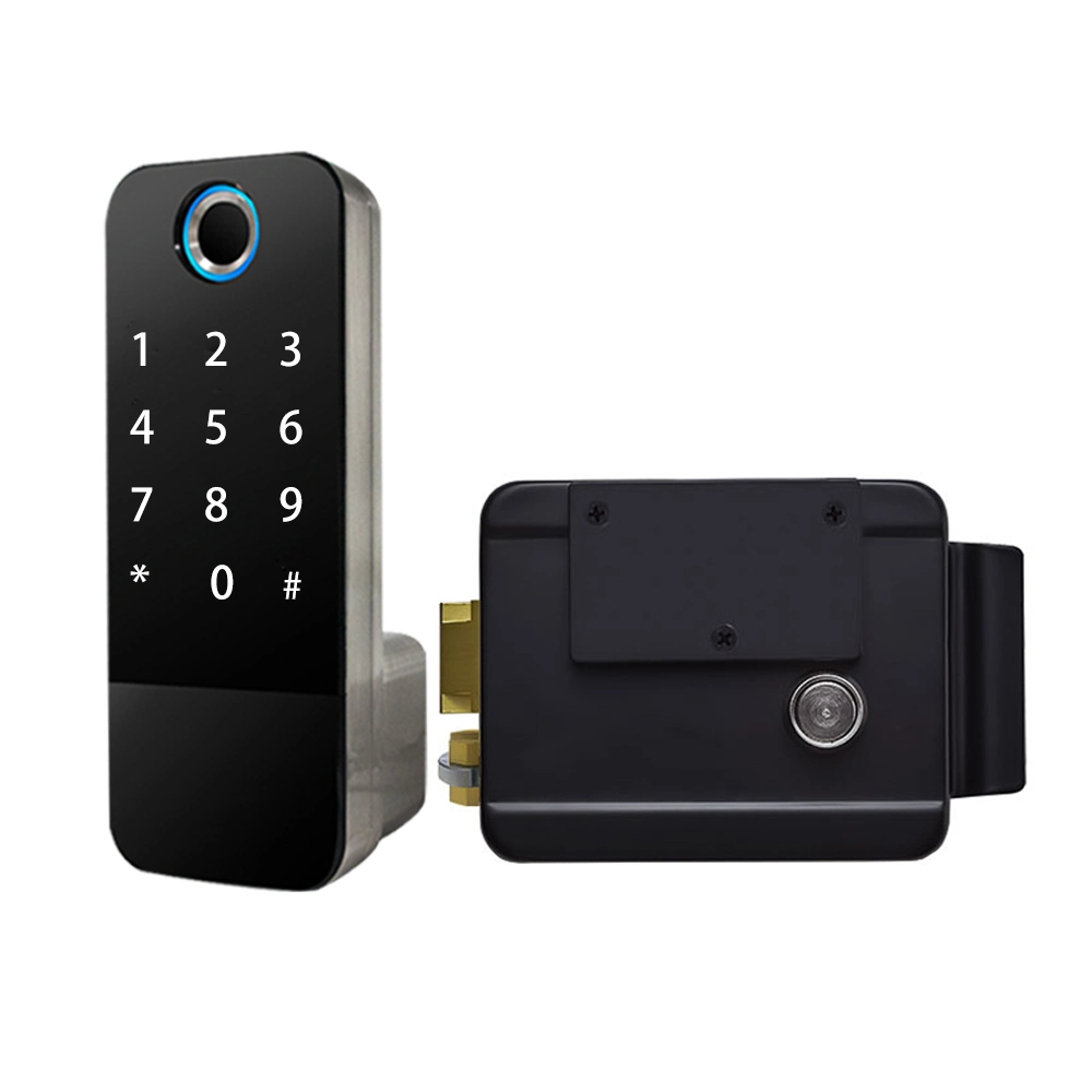 Modern Automatic Electric Security Key Password Remote Mobile Bedroom Hotel Handle Door Lock