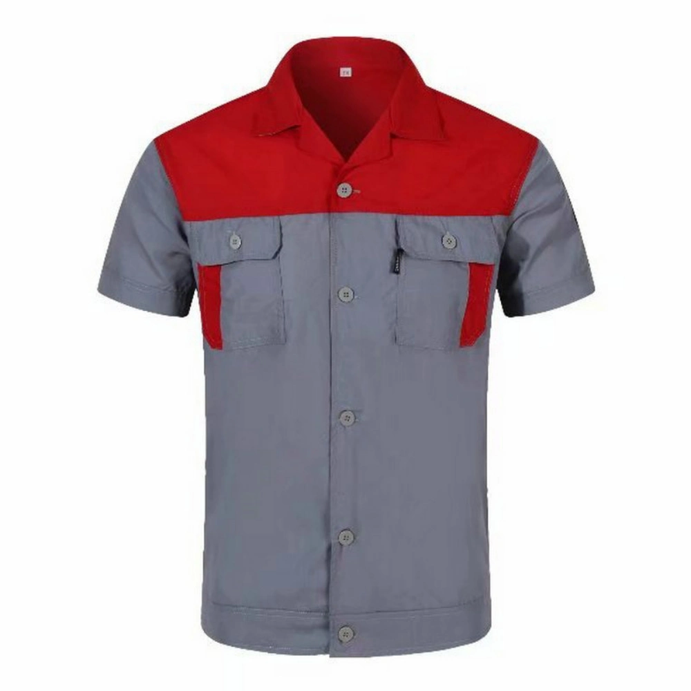 Enterprise Work Clothes Customized Summer Thin Short Sleeves