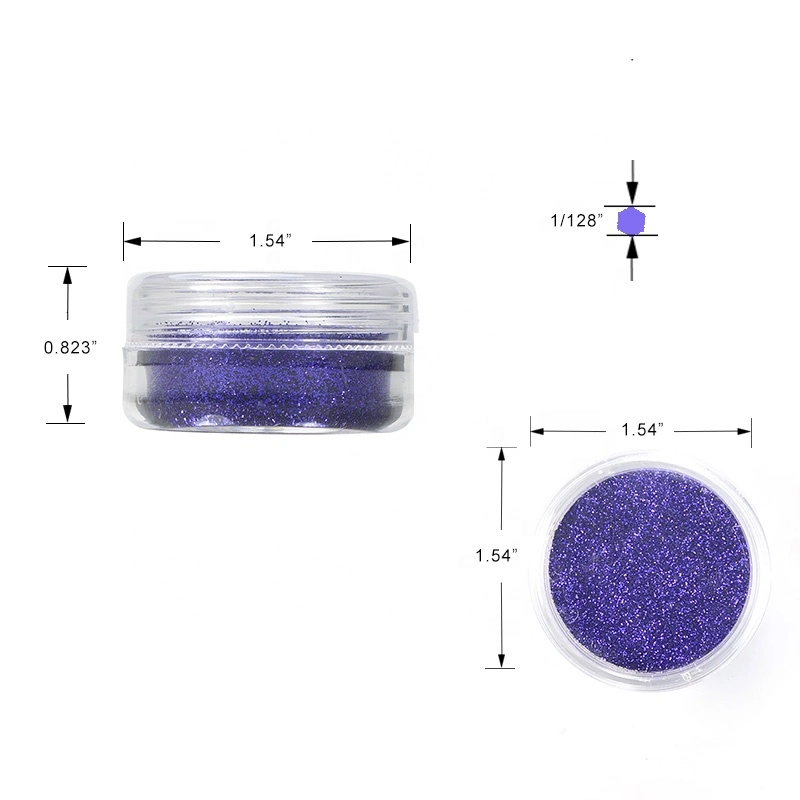 High Gloss Navy Sapphire Blue Glitter Powder Wholesale/Supplier in Bulk