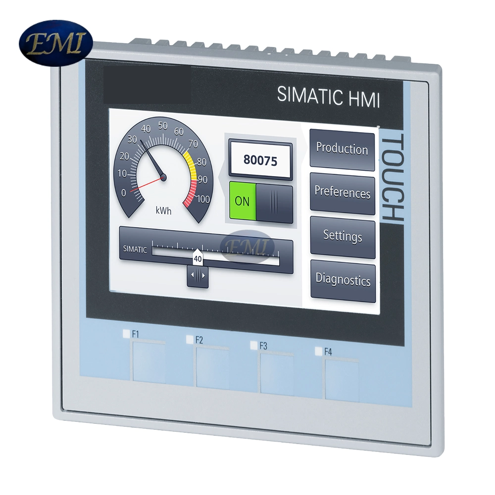 6AV2124-2DC01-0ax0 Ktp400 Key/Touch Operation 4 in Widescreen TFT Display Comfort Panel 4 MB Configuration Memory Profinet Interface HMI Monitor