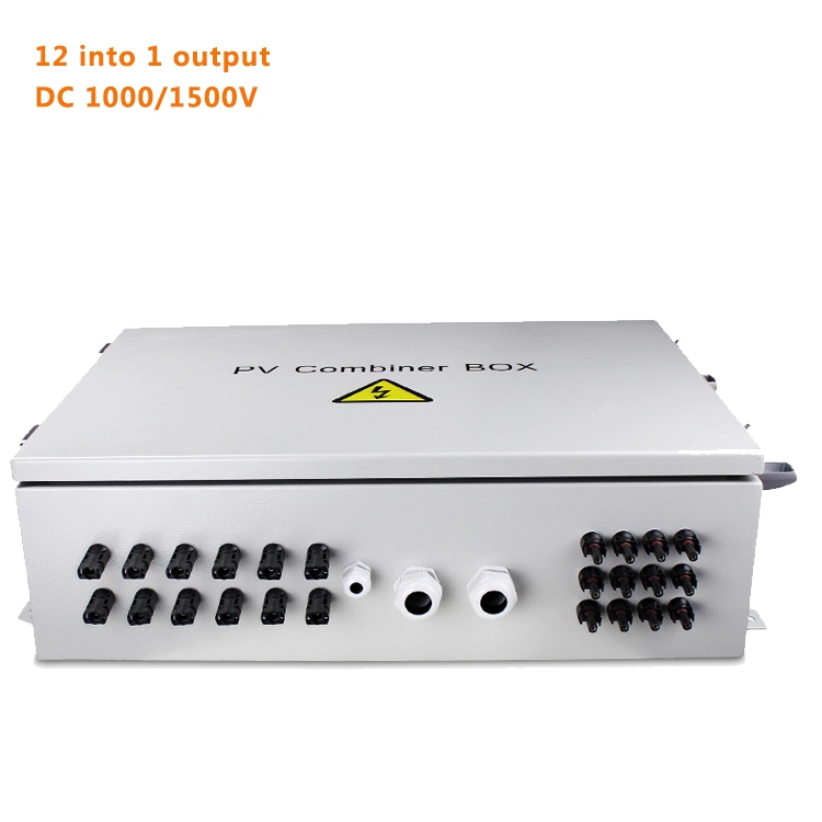 10 Strings Outdoor Box- Wall Mounted DC Combiner Box with Mc4 Connector 10/1