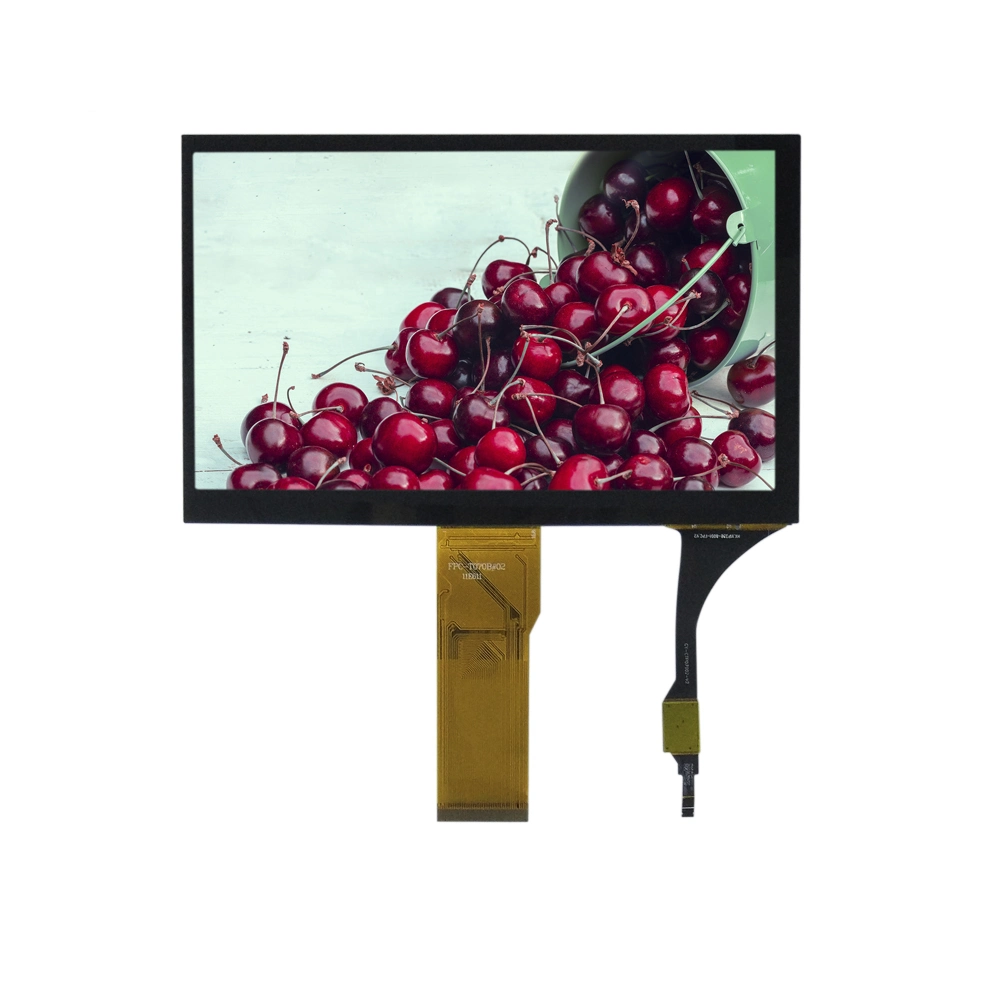 7 Inch 800*480 Short FPC for Closed-Circuit Television TFT LCD Display