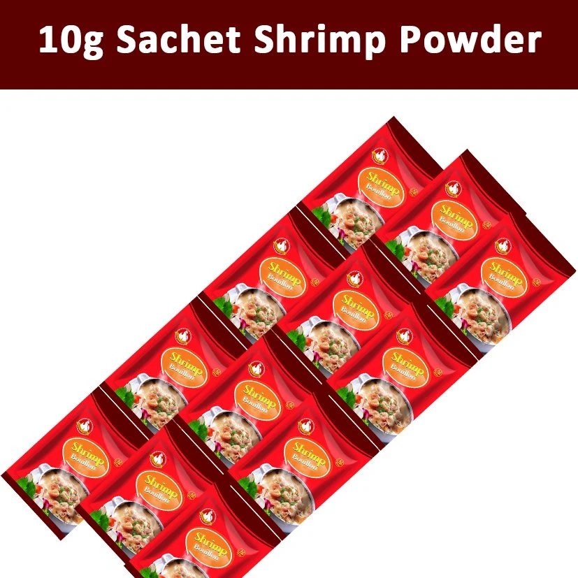 Épices africaines 10g sachet saveur de crevettes halal Seasoning pour le commerce de gros