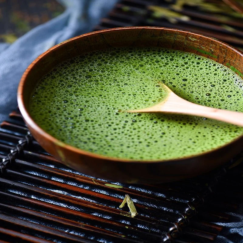 Certificación profesional te Matcha Mayorista/Proveedor chino Lotus sabor Matcha Ceremonial en polvo para diferentes edades