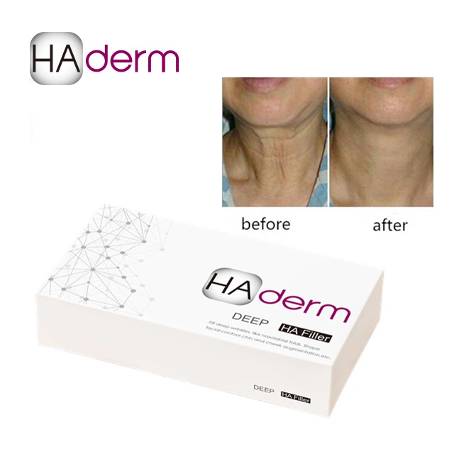 Ha Derm Filler Gel Injection Cross Linked Fine Deep Derm Hyaluronic Acid Dermal Filler