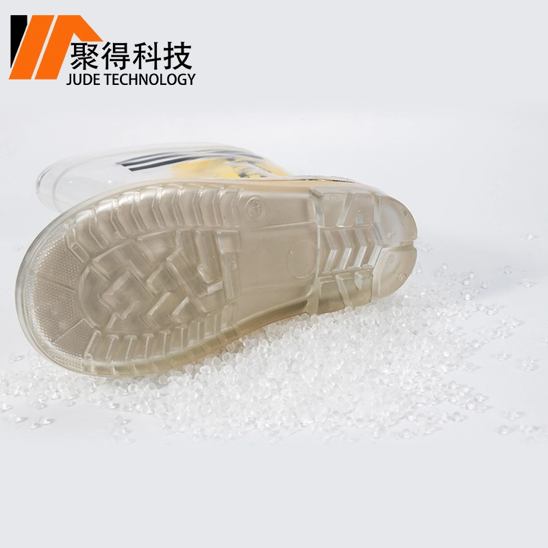 Soft Clear matériau plastique vierge populaire en Afrique du marché composé de granules pour chaussures en PVC sandale