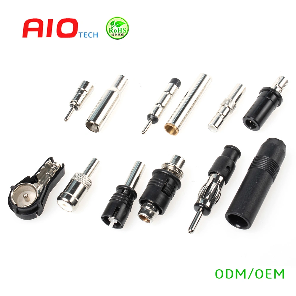 Crimp Male Raku Rast 2 Hc97 Car Radios FM Am Antenna Coaxial RF Automotive Connectors for Rg174, Rg188, Rg316 & LMR-100 Cable