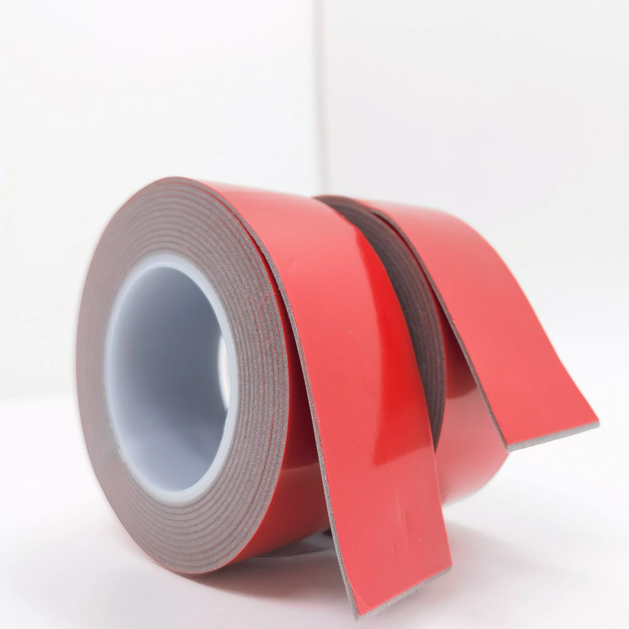 Double Sided Adhesive Suction Sticky Reusable Red Transparent Nano Tape
