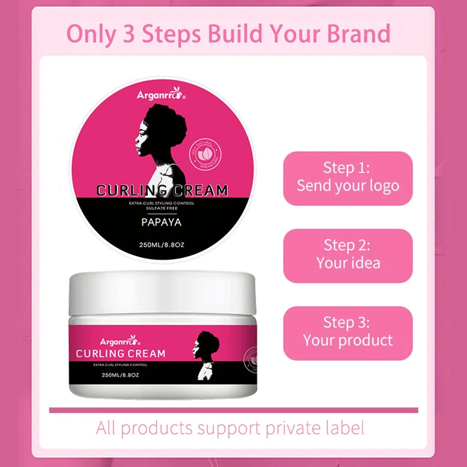 Enhancing Hair Cream Curling Repairing Smooth Cream for Frizzy Curly