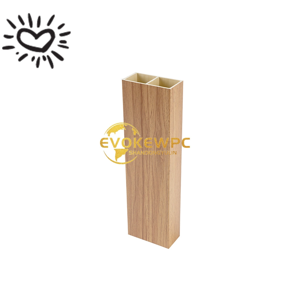 Evokewpc WPC Holz Kunststoff Composite Dekoration quadratische Holzrohr