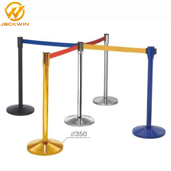 Retractable Belt Barrier Stanchion Stainless Steel Stanchion Belt 2m Stanchion for Bank