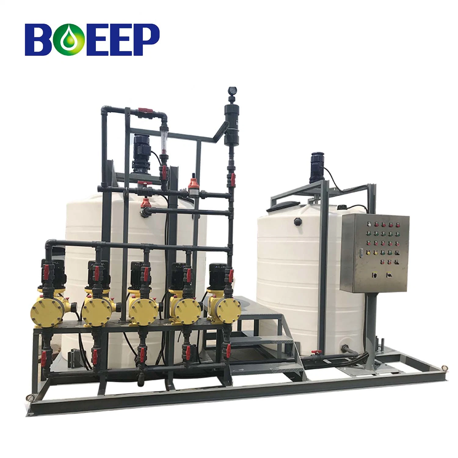 Caustic Chemical Auto Dosing System for Floc Water Treatment