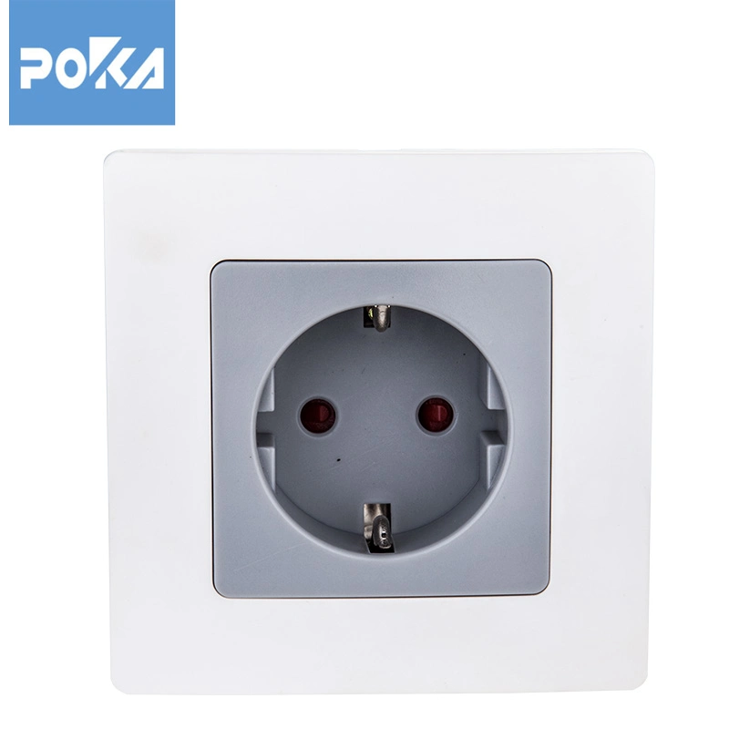 Euro Schuko Socket Electrical Wall Socket