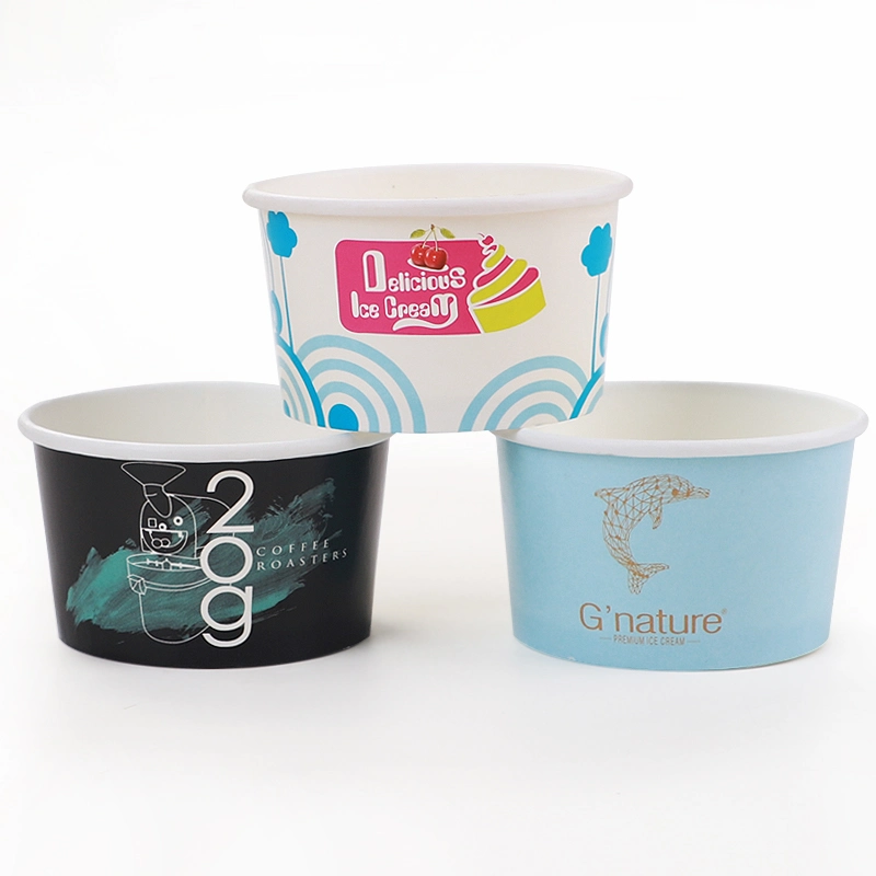 Custom Printing Ice Cream Maker Model Replacement Tub Bucket Paper Cup