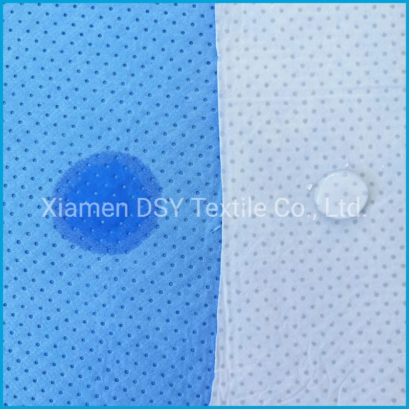 PE Coated SMS Non Woven for Surgical Drapes and Gown Fabric