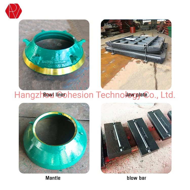 High quality casting parts suit for metso for jaw crusher and cone crusher impact crusher