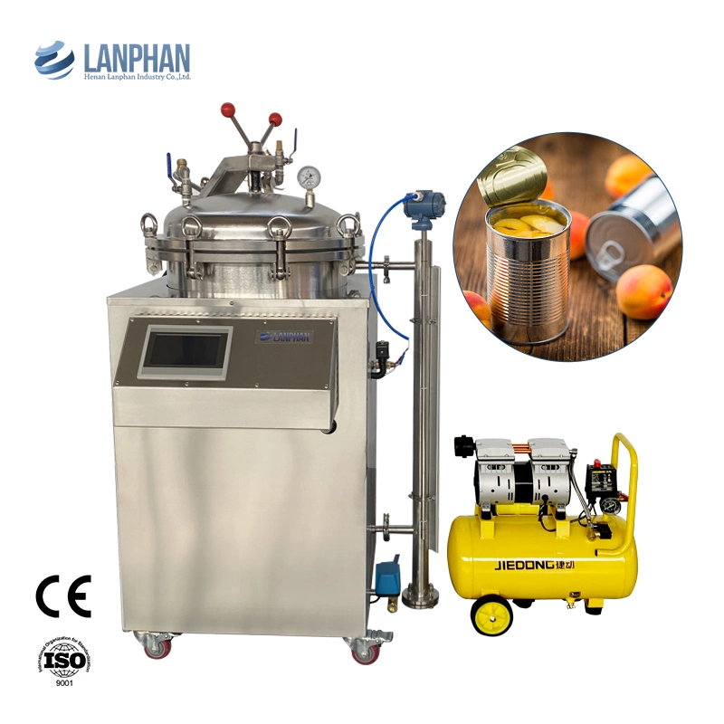 Food Retort Machine Autoclavable Mushroom Sterilizer Autoclave Steam Sterilizer