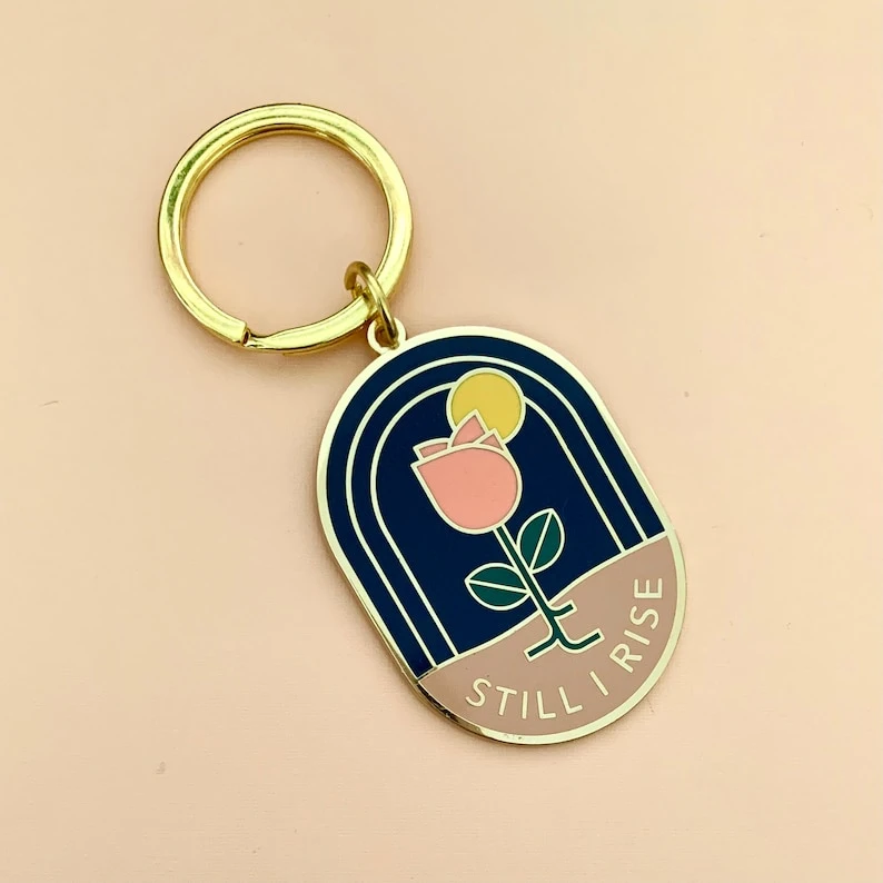 Wholesale/Supplier Custom Enamel Crafts Promotional Gift Name Tag Company Activity Souvenir Keyfob Holder Fancy Metal Scenery Clock Key Chains with Design