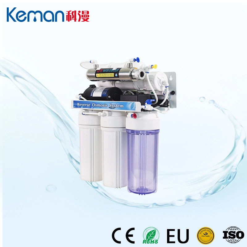 6 Stage Direct Drink RO Water System Water Filter with Ultraviolet Sterilizer UV Lamp