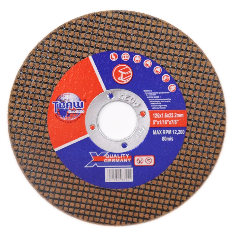 5" 125X1.6X22mm Thin Inox Iron Rail Abra Abrasive Metal Cut off Cutting Disc Wheel Disk