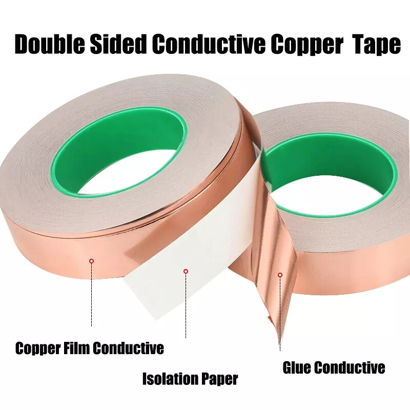 Round Conductive Copper Foil Tape Sticker