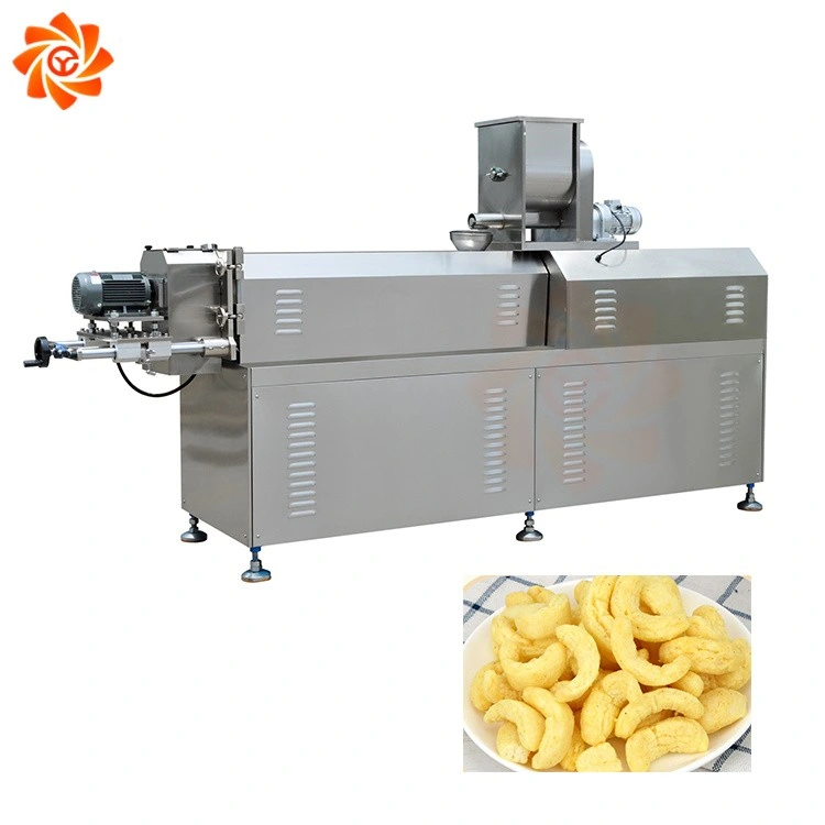 Máquina de extrusión de alimentos maíz arroz patatas fritas de hojaldre Snack inflando la fabricación Equipo