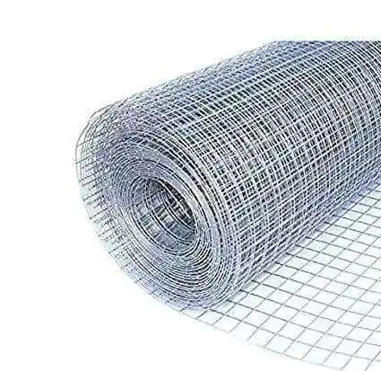 Galvanized Steel Net Wire Mesh Fence 1/2 Inch Galvanized Welded Wire Mesh Roll for Raising Animals