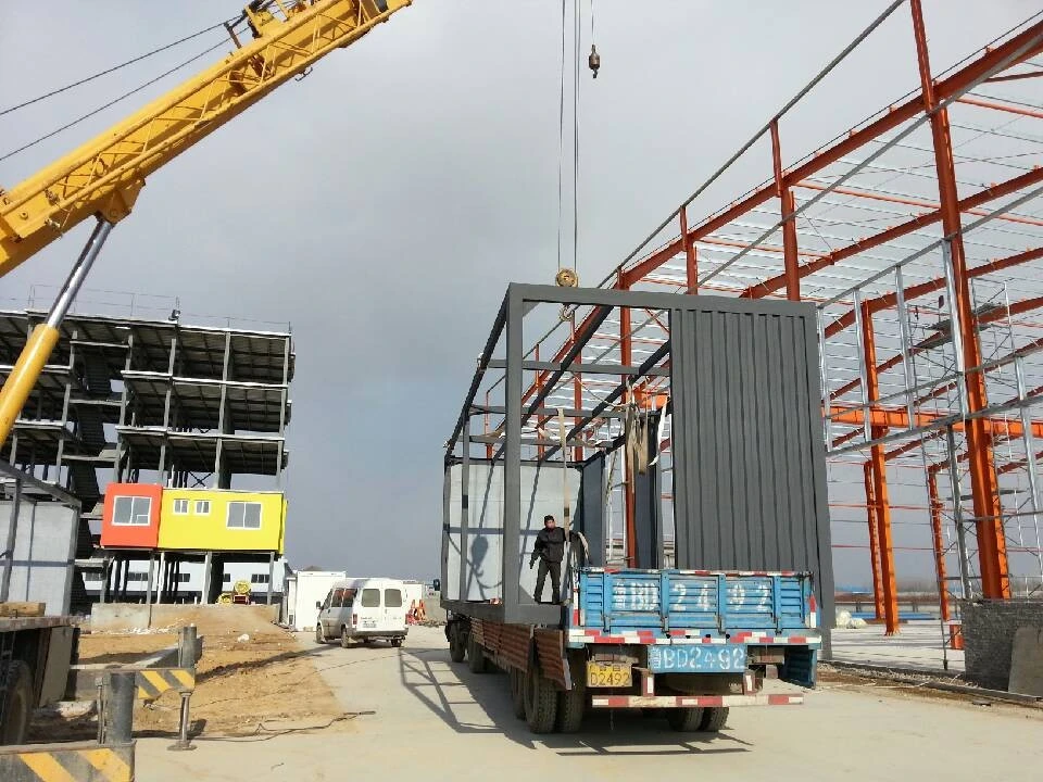 Construcción de metal prefabricadas de gran altura H Edificio Modular Estructura de acero de la luz de Estrellas