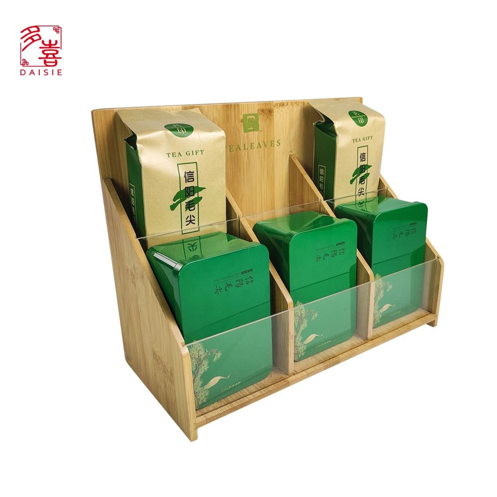 High quality/High cost performance  Wooden Display Rack for Tea Products Gift Packaging