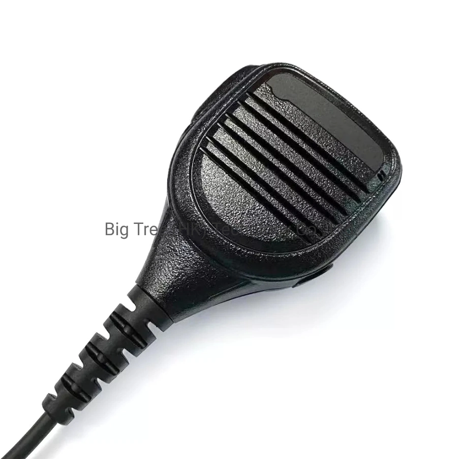 Micrófono altavoz remoto por radio Kenwood Multi-Pin PU IP54 con auricular de Kevlar de 3,5 mm Jack